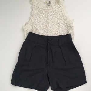 Marc by Marc Jacobs silk linen shorts